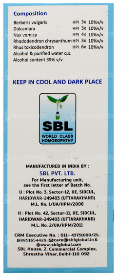 Sbl No 6 Drops 30Ml